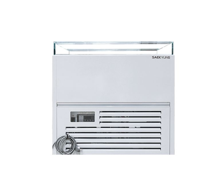 샌드위치 오픈 평대 쇼케이스 900 (화이트/기계실일자)