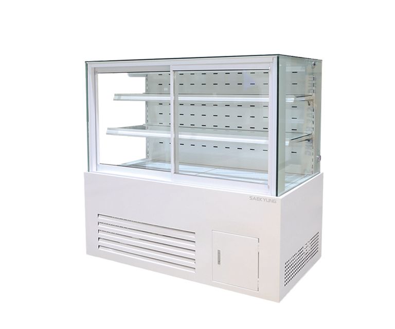 제과타입 사각 앞문형 쇼케이스 1200 (화이트/타공뒷벽)